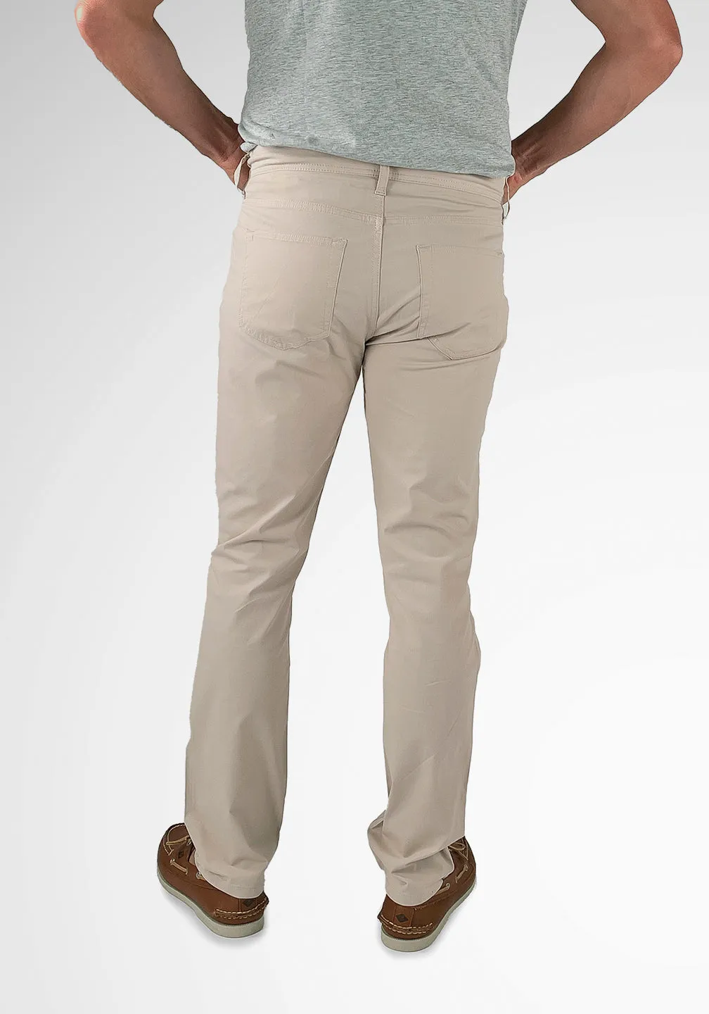 Airotec® Performance Cotton/Nylon Athletic Fit  5-Pocket Pants