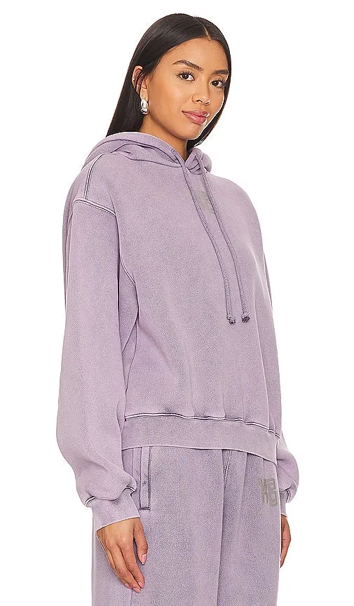 Alexander Wang Essential Hoodie in Lavender