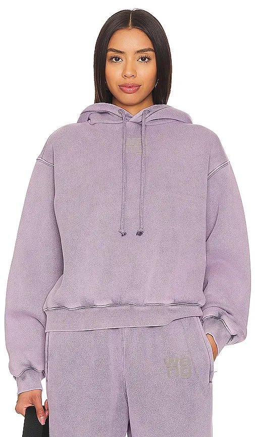 Alexander Wang Essential Hoodie in Lavender