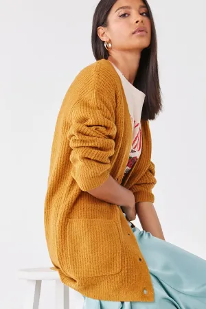Cardigan Largo con Botones Mujer | 00386549