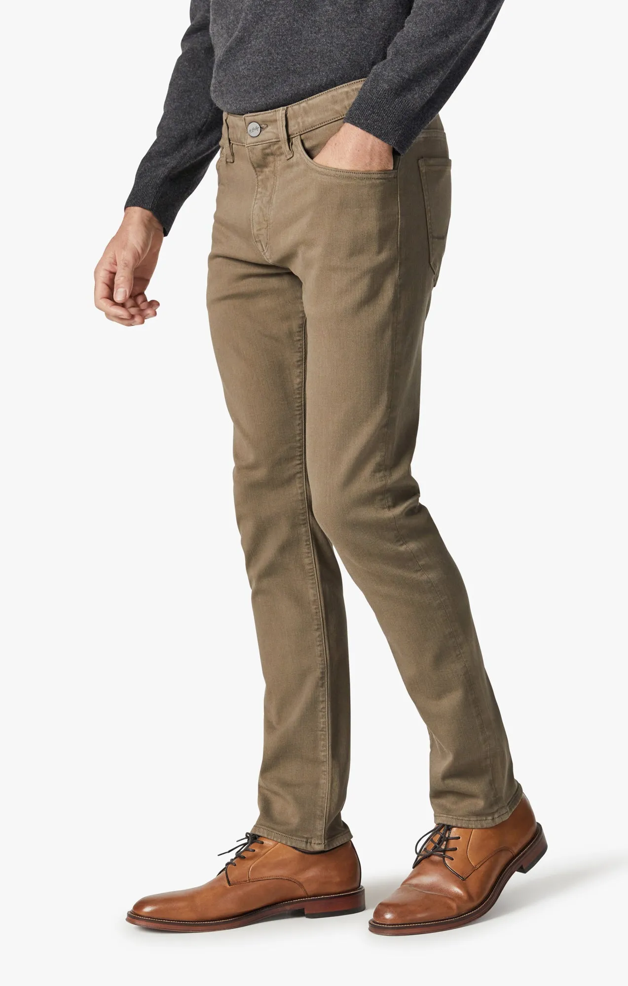 Cool Tapered Leg Pants in Walnut Comfort