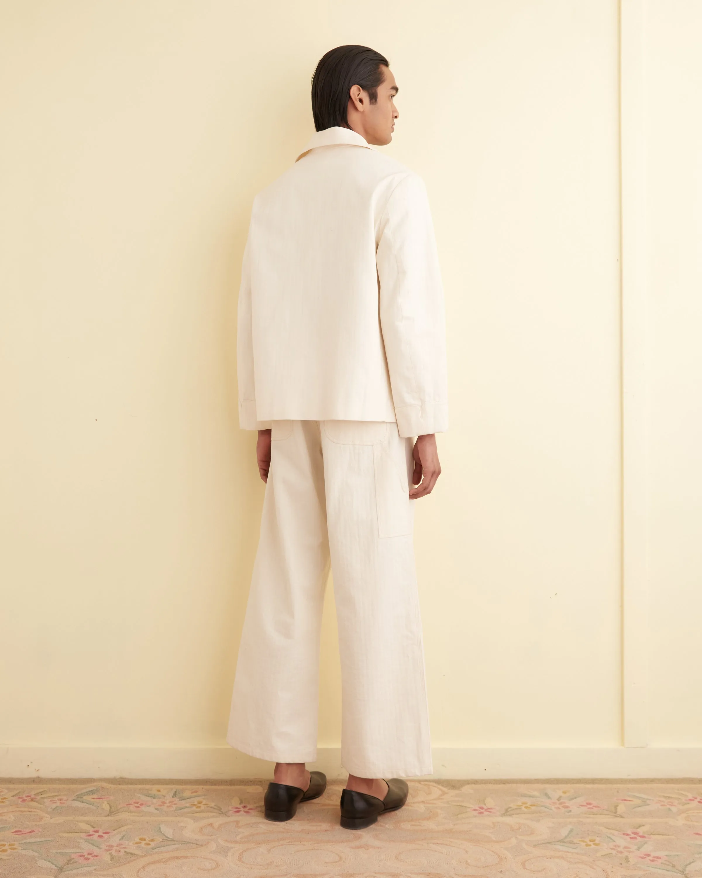 Herringbone Smoking Jacket