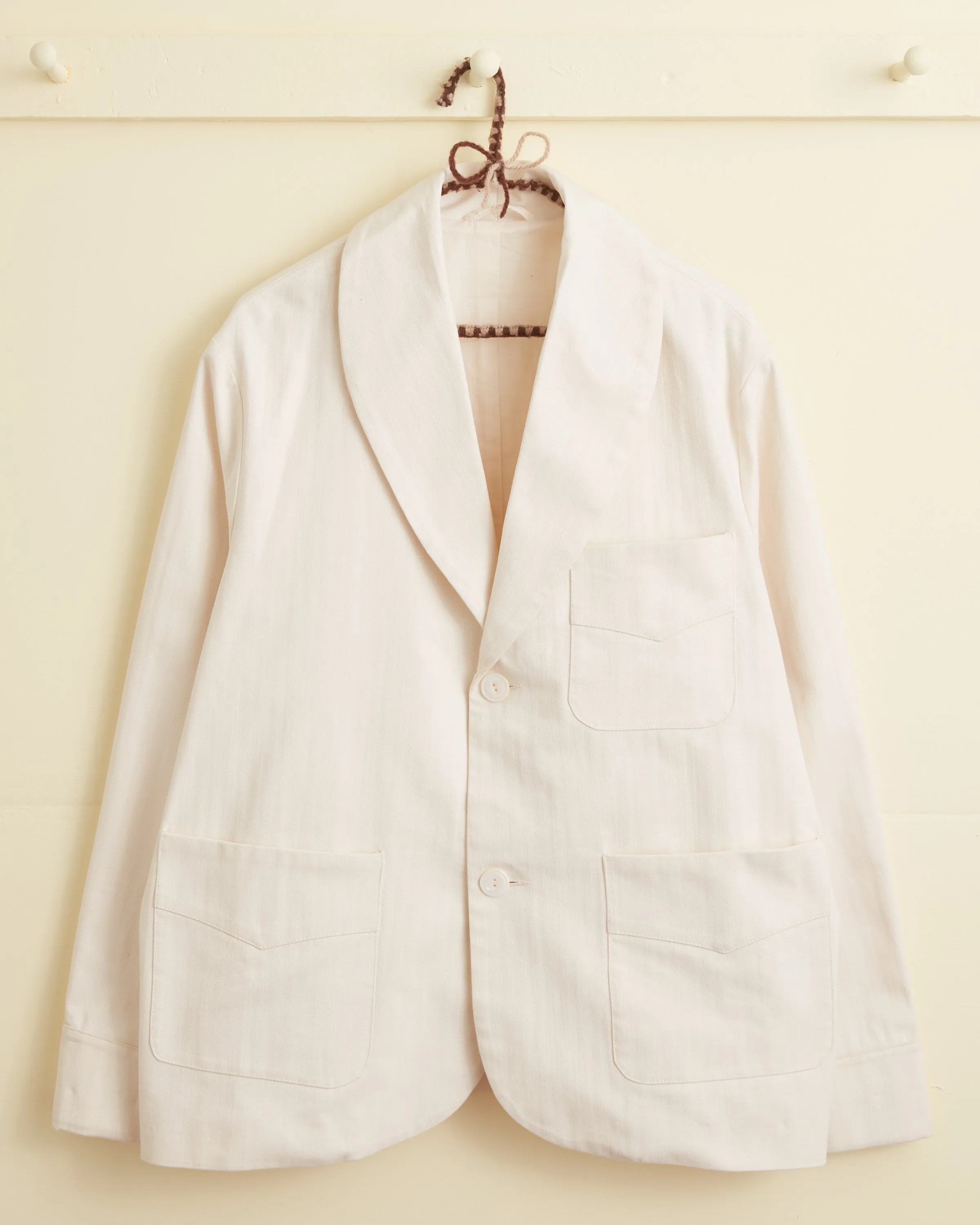 Herringbone Smoking Jacket