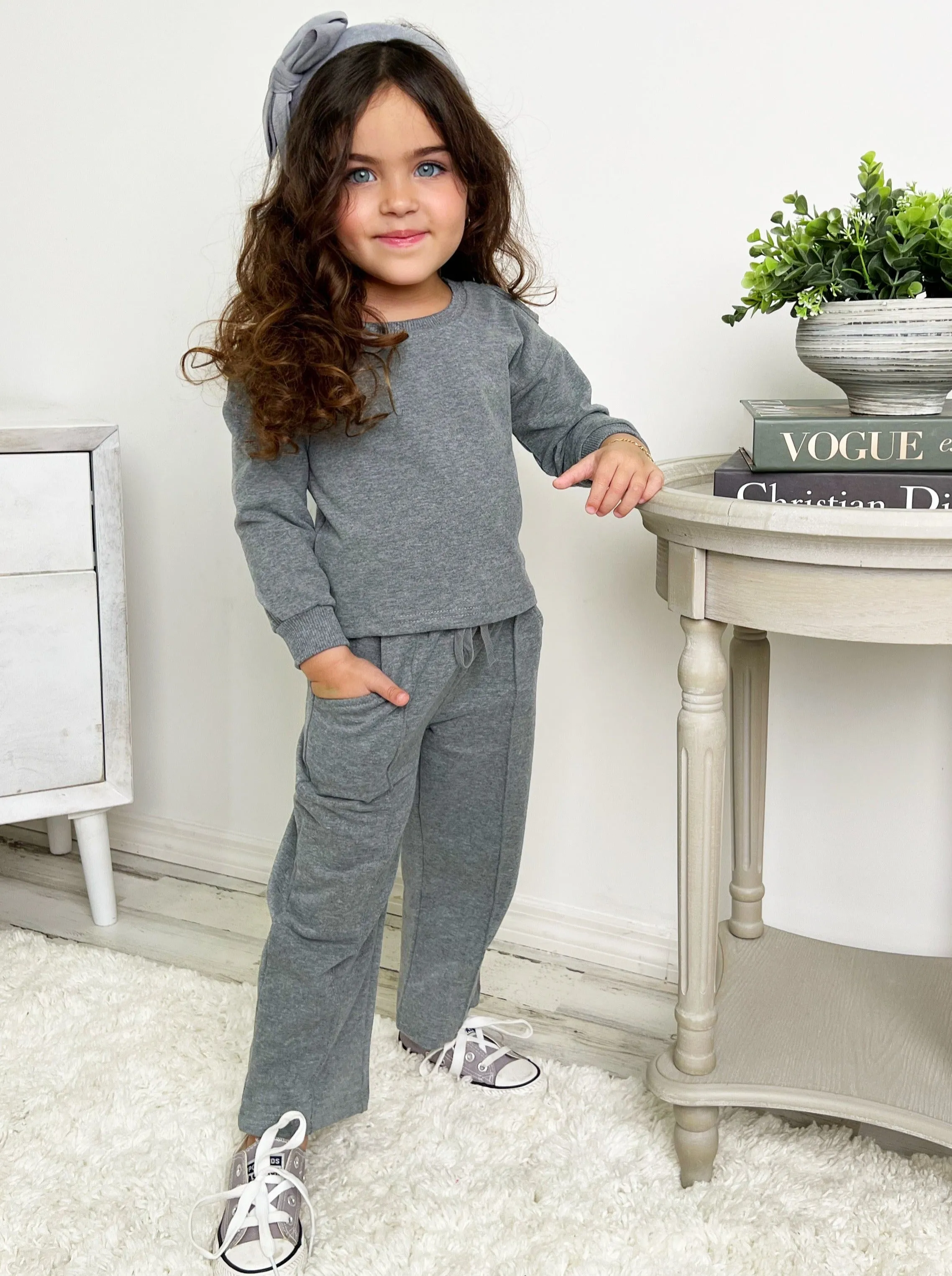 Let's Stay In Drawstring Lounge Set