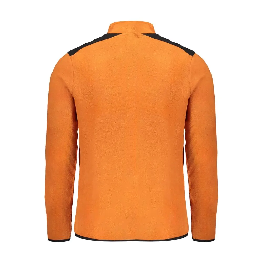 Norway 1963 Orange Polyester Men Sweater