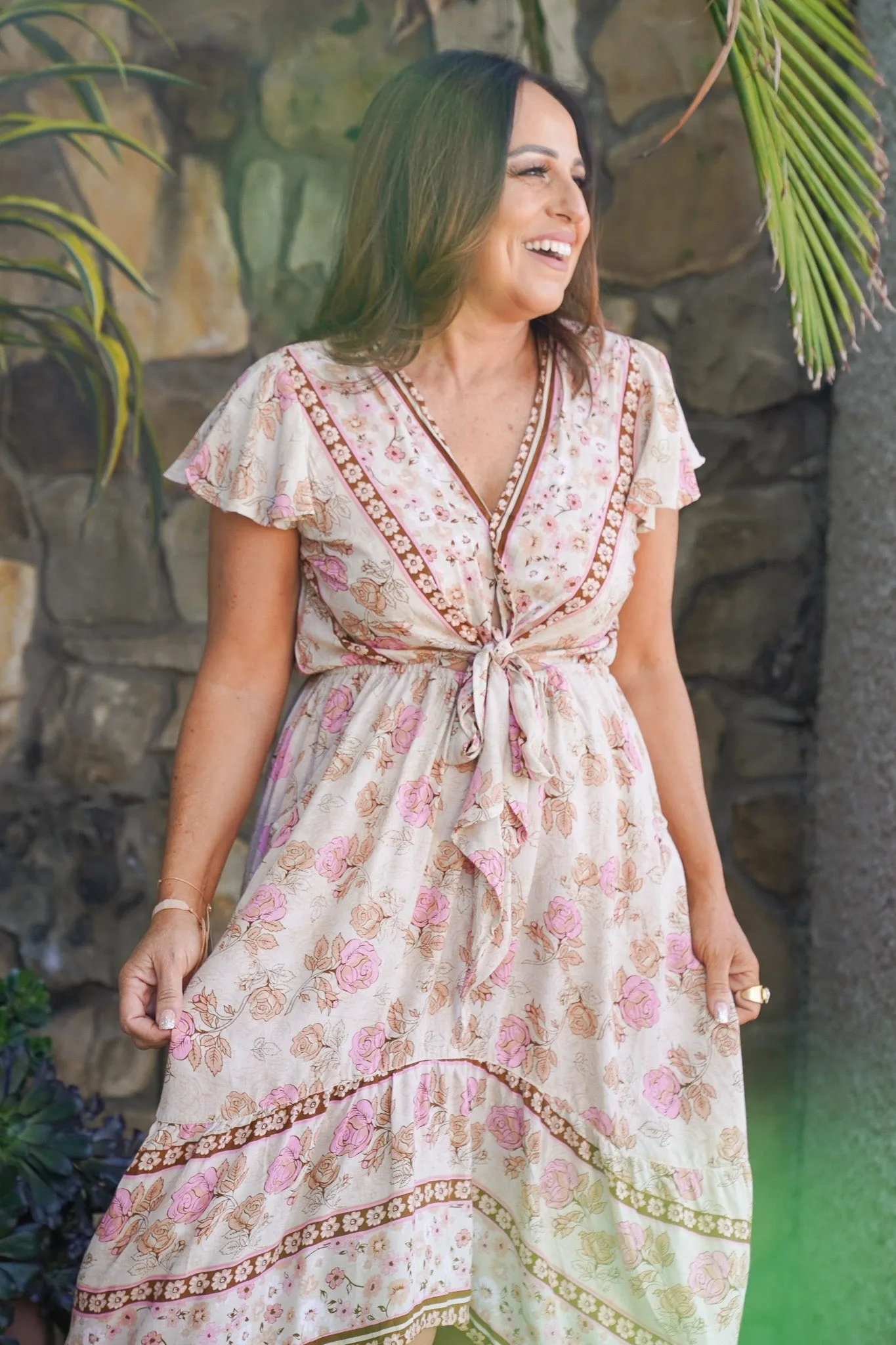 Rose Garden Frill Dress